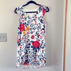 LOFT Layered Floral Dress